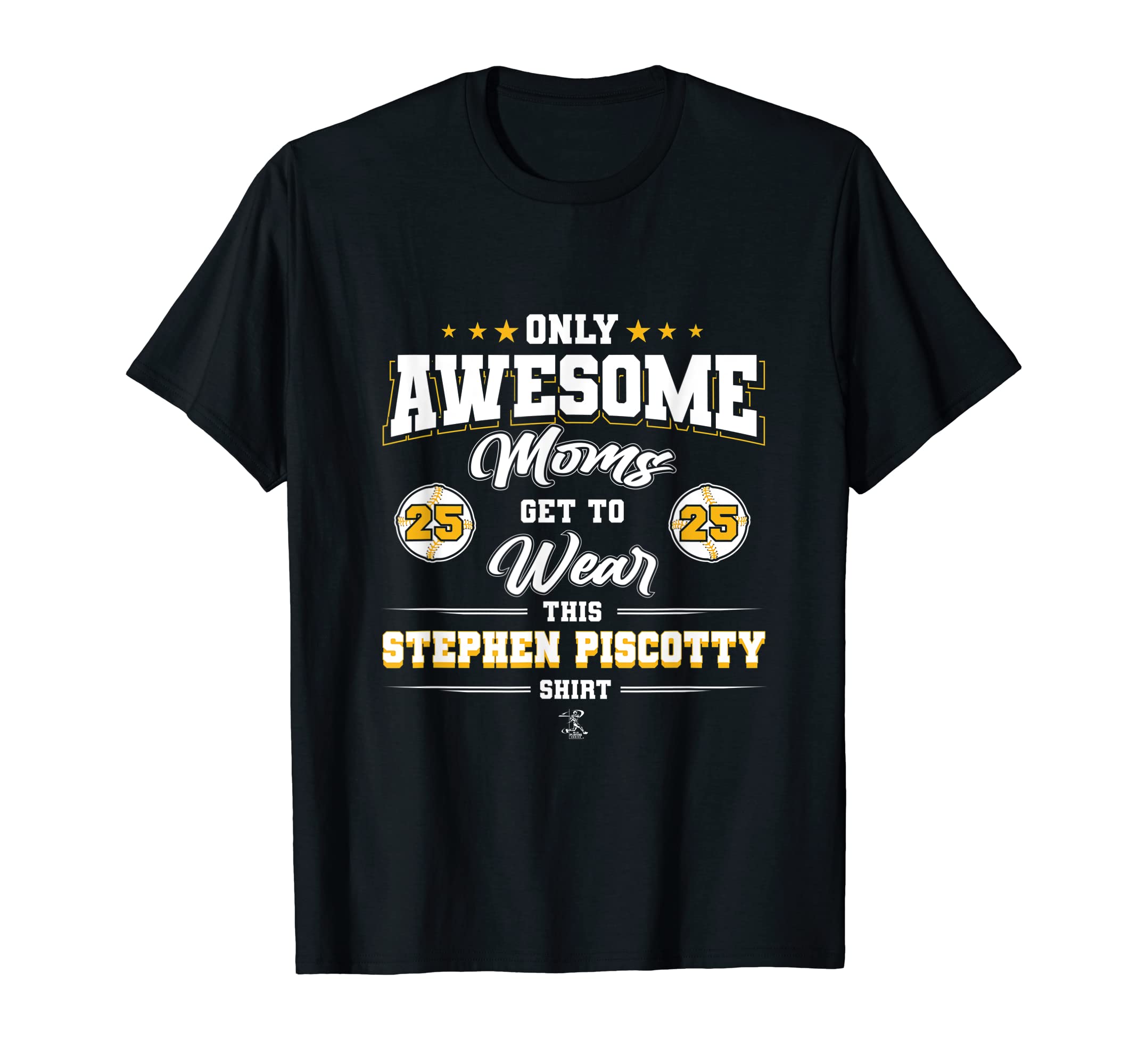 Stephen Piscotty Awesome Moms T-Shirt - Graphic Print Unisex - T-Shirt, Sweatshirt, Hoodie