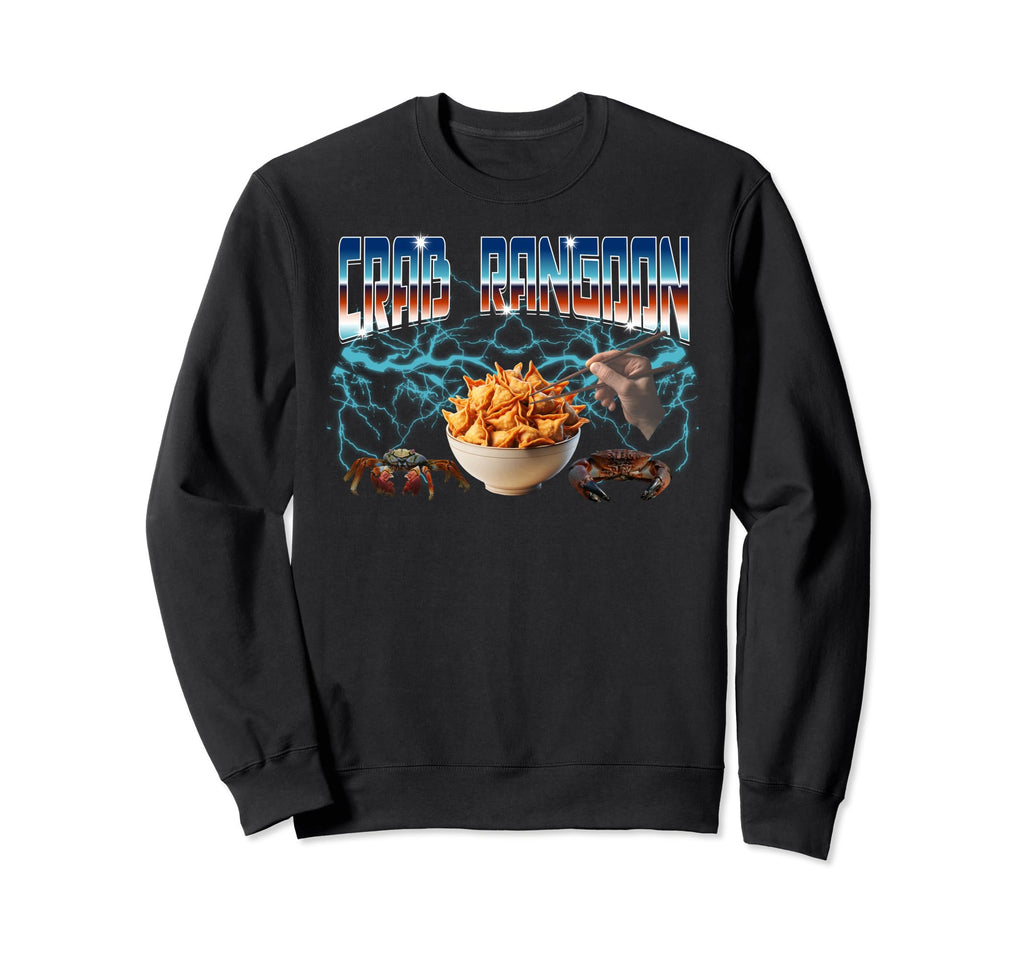 Bootleg Rap Aesthetic Crab Sweatshirt - Custom Art Print for Adults - T-Shirt, Sweatshirt, Hoodie