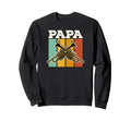 Trumpet Papa 80S Fathers Day Sweatshirt - Custom Art Print Men Women - T-Shirt, Sweatshirt, Hoodie