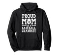 Proud Mom Baseball Graduate Hoodie - Casual Everyday Wear for Adults - T-Shirt, Sweatshirt, Hoodie