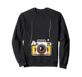 Fake Tourist Camera Holiday Vacation Sweatshirt - Graphic Print Men Women - T-Shirt, Sweatshirt, Hoodie