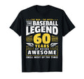 60Th Birthday Baseballer 60 Years Old T-Shirt - Novelty Apparel Unisex - T-Shirt, Sweatshirt, Hoodie