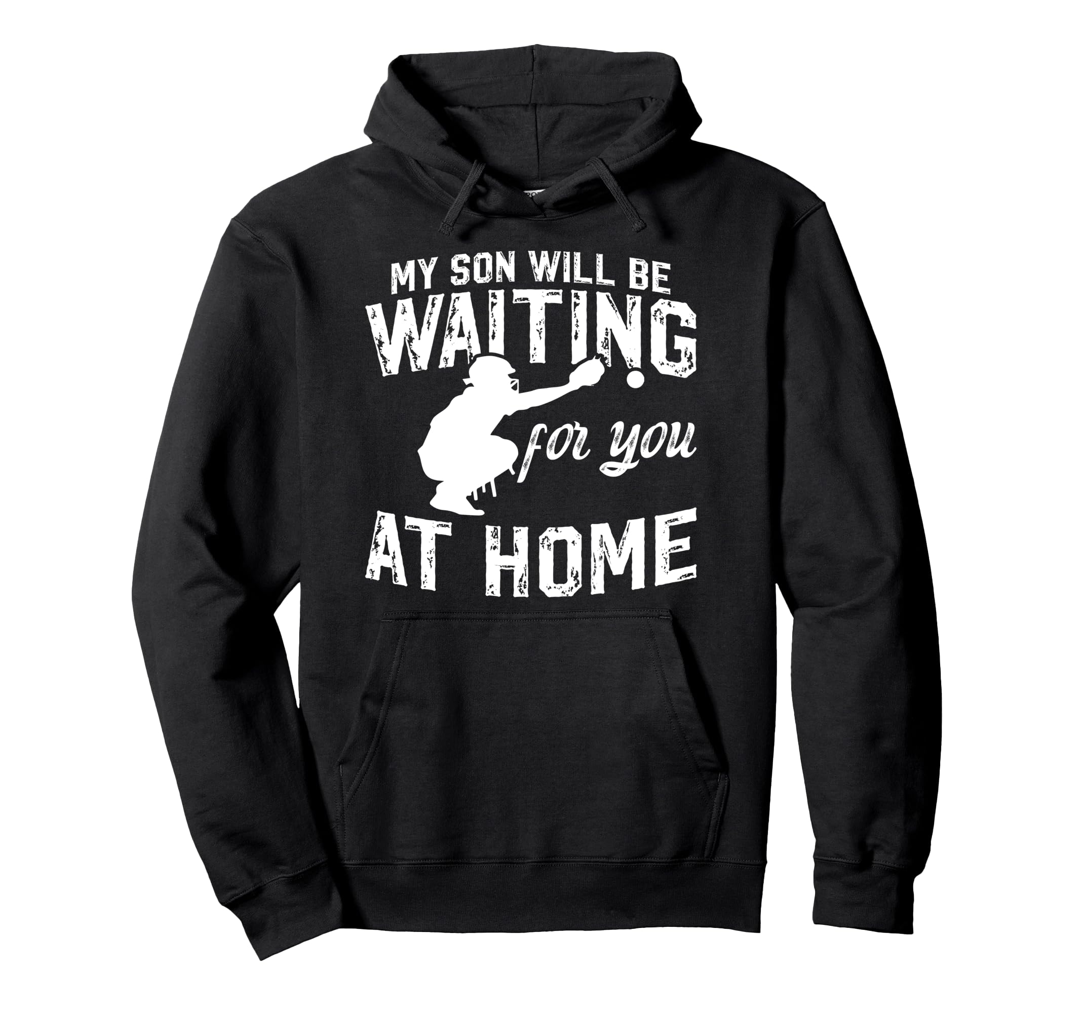 Funny Baseball Catcher Dad Baseball Hoodie - Graphic Print for Adults - T-Shirt, Sweatshirt, Hoodie