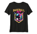 Womens Baseball Mom Tie Dye T-Shirt - Aesthetic Graphic for Adults - T-Shirt, Sweatshirt, Hoodie