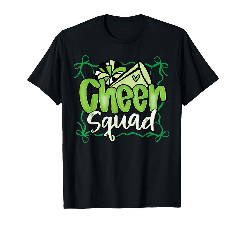Coquette Pom Poms Bow Cheer Squad T-Shirt - Casual Everyday Wear Unisex - T-Shirt, Sweatshirt, Hoodie