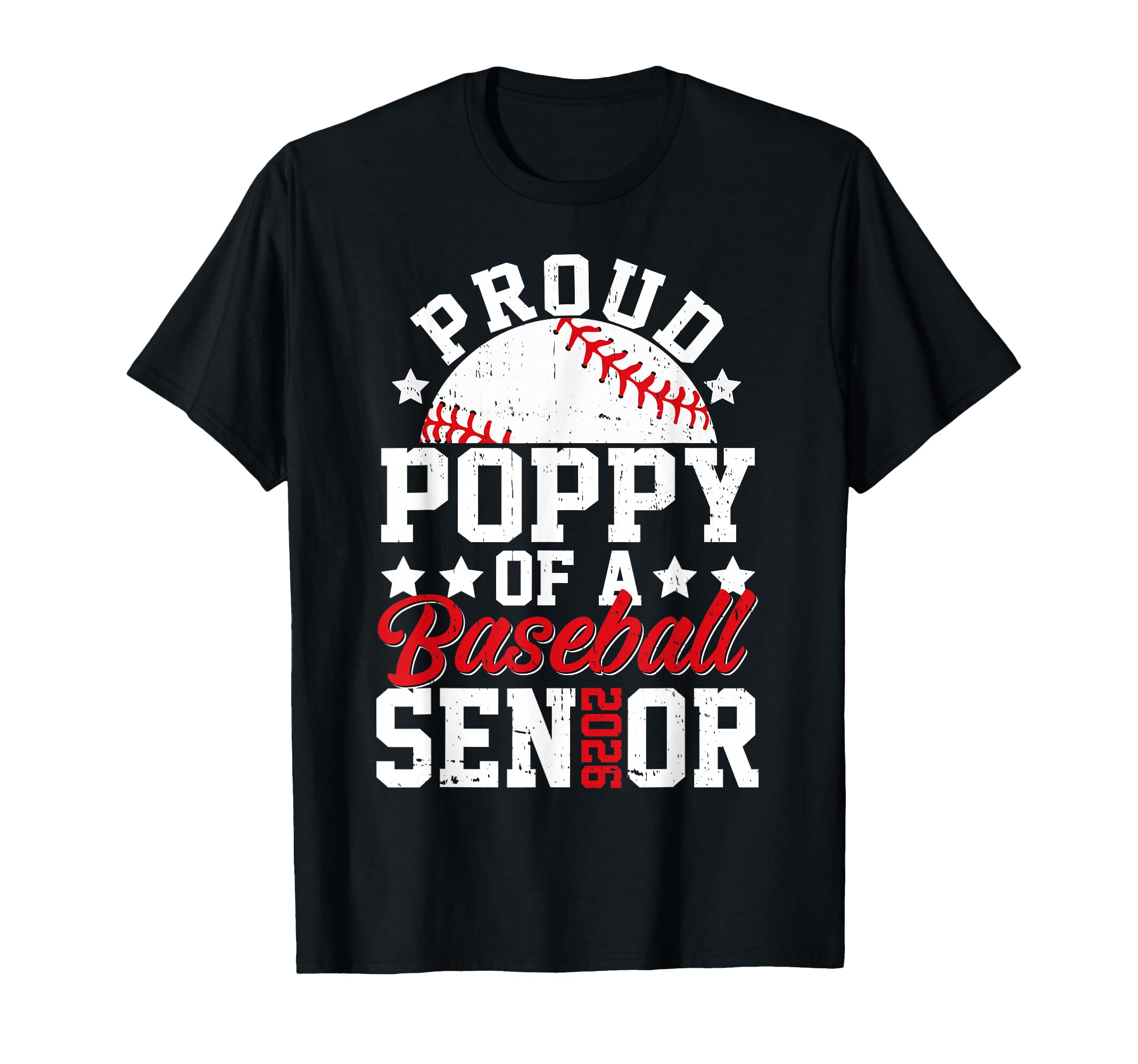 Proud Poppy 2026 Senior Baseball Senior T-Shirt - Minimalist Print Unisex - T-Shirt, Sweatshirt, Hoodie