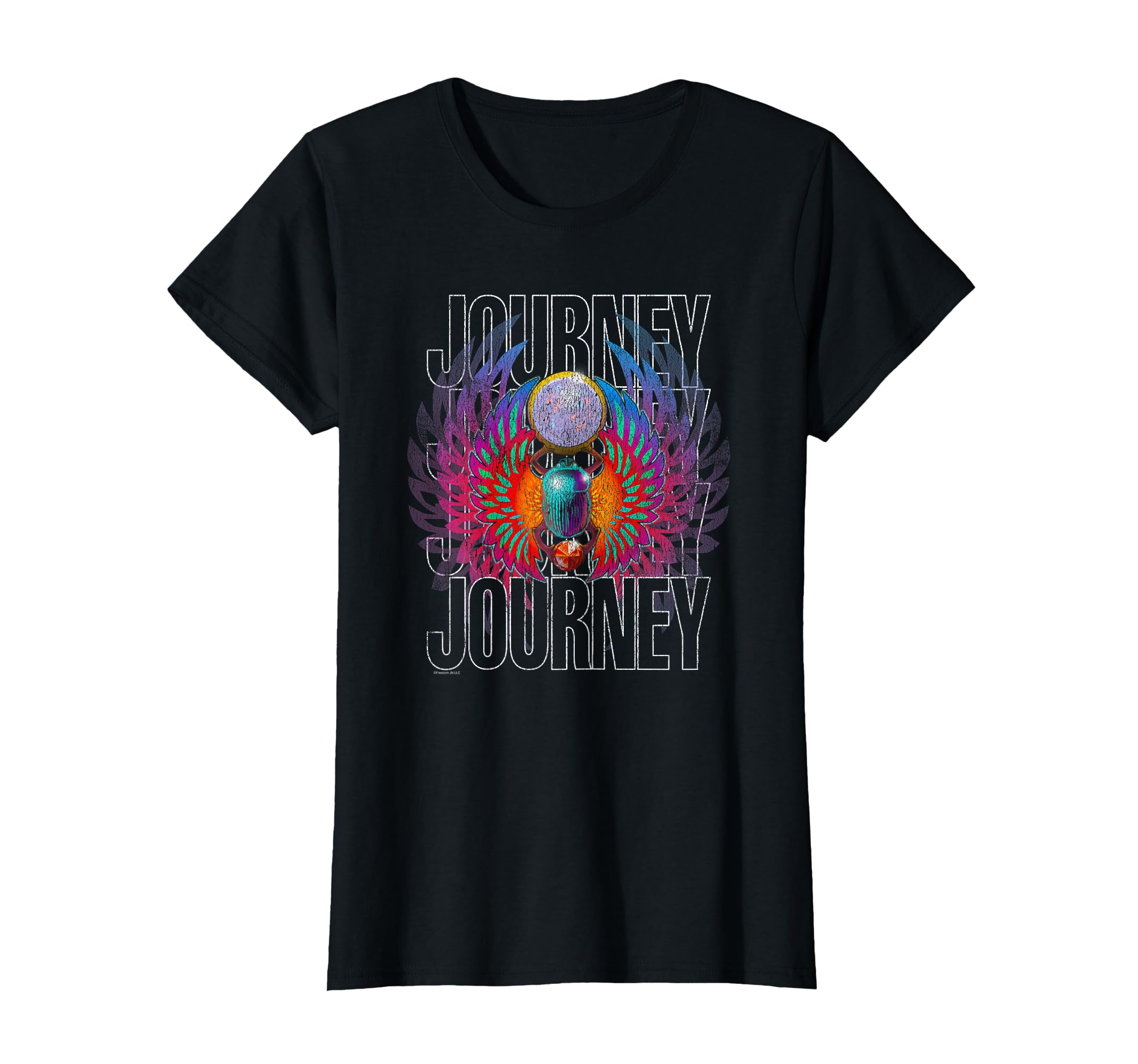 Journey Infinity Wings Vivid Scarab Band T-Shirt - Graphic Print Men Women - T-Shirt, Sweatshirt, Hoodie