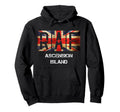 Raf Ascension Island Distressed Hoodie - Casual Everyday Wear for Adults - T-Shirt, Sweatshirt, Hoodie
