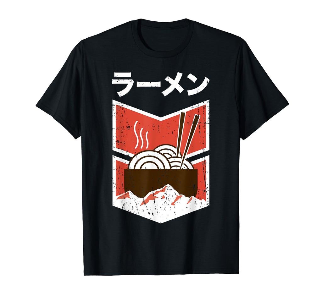 Ramen Life Distressed Japanese T-Shirt - Fun Novelty Design Unisex - T-Shirt, Sweatshirt, Hoodie