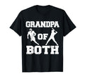 Grandpa Both Funny Football Baseball T-Shirt - Custom Art Print for Adults - T-Shirt, Sweatshirt, Hoodie