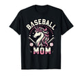 Womens Baseball Mom Unicorn Mothers My T-Shirt - Unique Graphic Unisex - T-Shirt, Sweatshirt, Hoodie