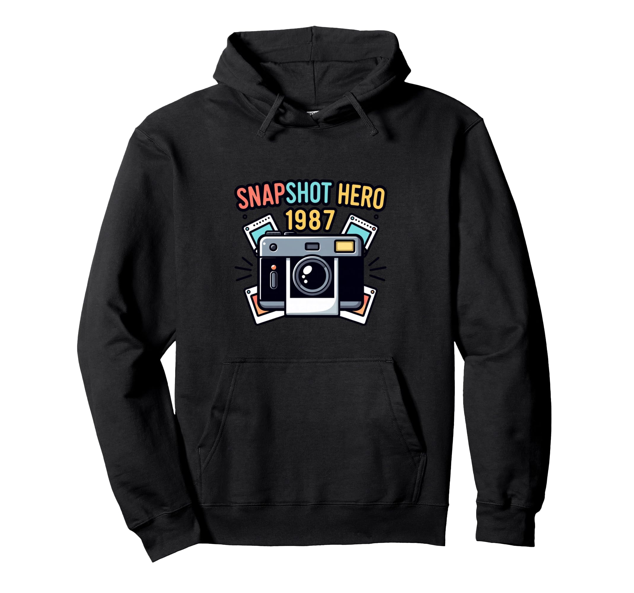 Snapshot Camera Photography 1987 Hoodie - Unique Graphic for Adults - T-Shirt, Sweatshirt, Hoodie