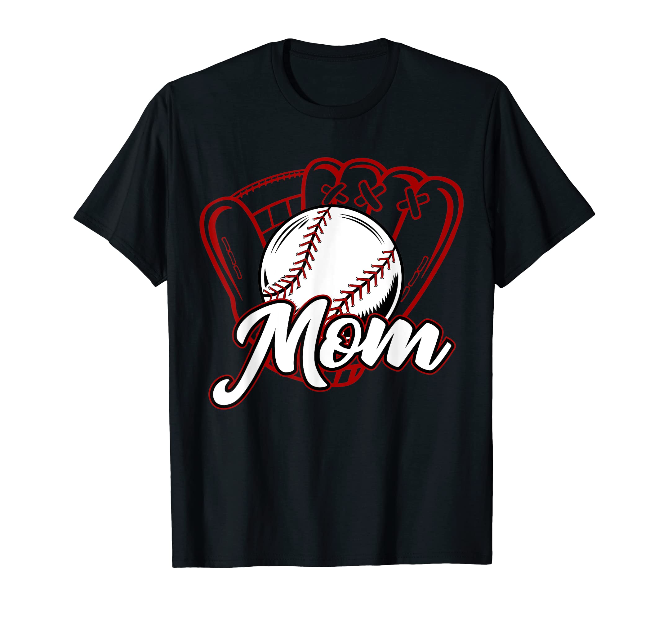 Baseball Mom Baseball Softball T-Shirt - Aesthetic Graphic for Adults - T-Shirt, Sweatshirt, Hoodie