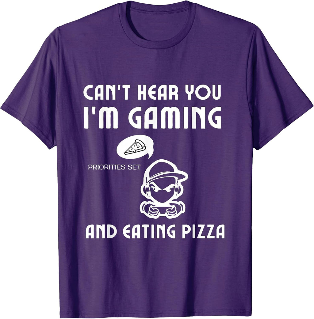 Pizza Gamer Video Games Boys Girls KidsGift - Adult & Kids T-Shirts, Sweatshirts & Hoodies apparel design preview 1