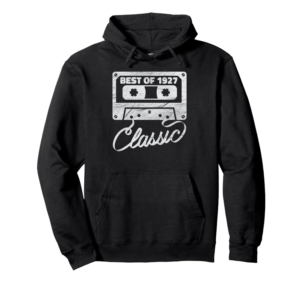 1927 Cassette Tape 96Th Birthday Hoodie - Unique Graphic Men Women - T-Shirt, Sweatshirt, Hoodie