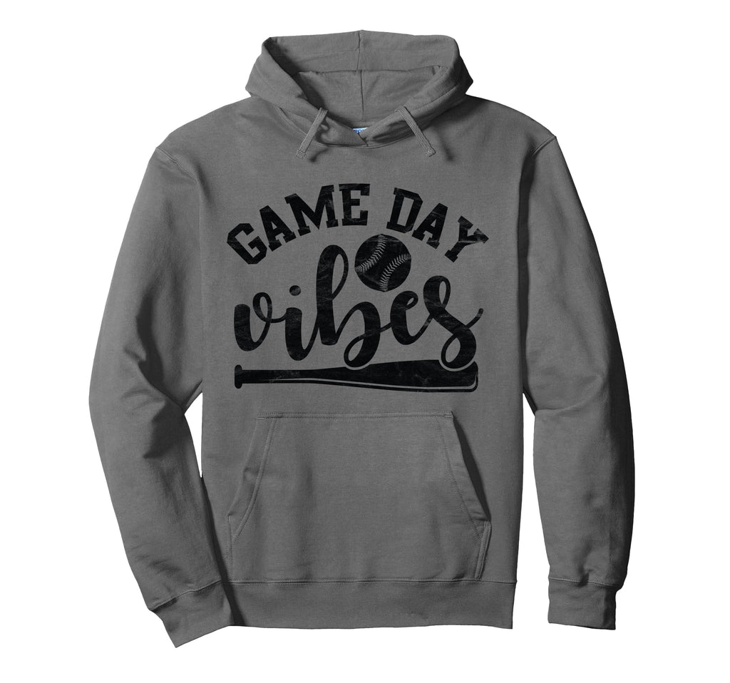 Game Day Vibes Sports Games Baseball Hoodie - Custom Art Print Unisex - T-Shirt, Sweatshirt, Hoodie