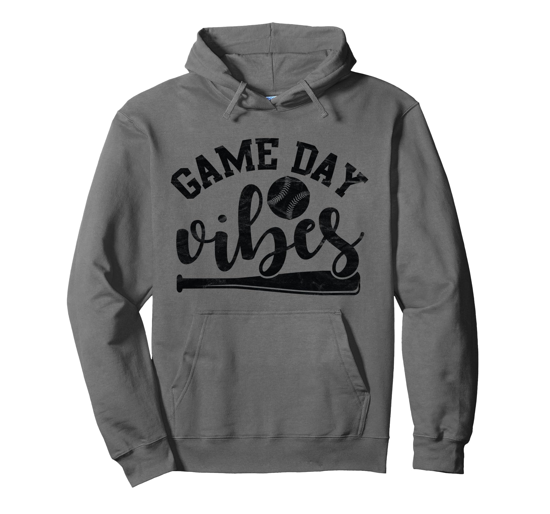 Game Day Vibes Sports Games Baseball Hoodie - Custom Art Print Unisex - T-Shirt, Sweatshirt, Hoodie