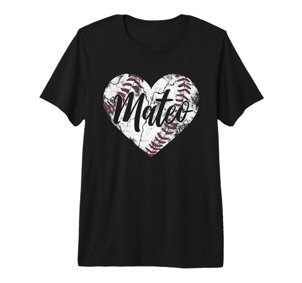 Mateo Baseball Personalized Name Mom T-Shirt - Trendy Graphic Unisex - T-Shirt, Sweatshirt, Hoodie