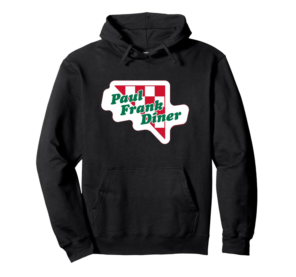 Paul Frank Diner Logo Hoodie - Aesthetic Graphic Men Women - T-Shirt, Sweatshirt, Hoodie