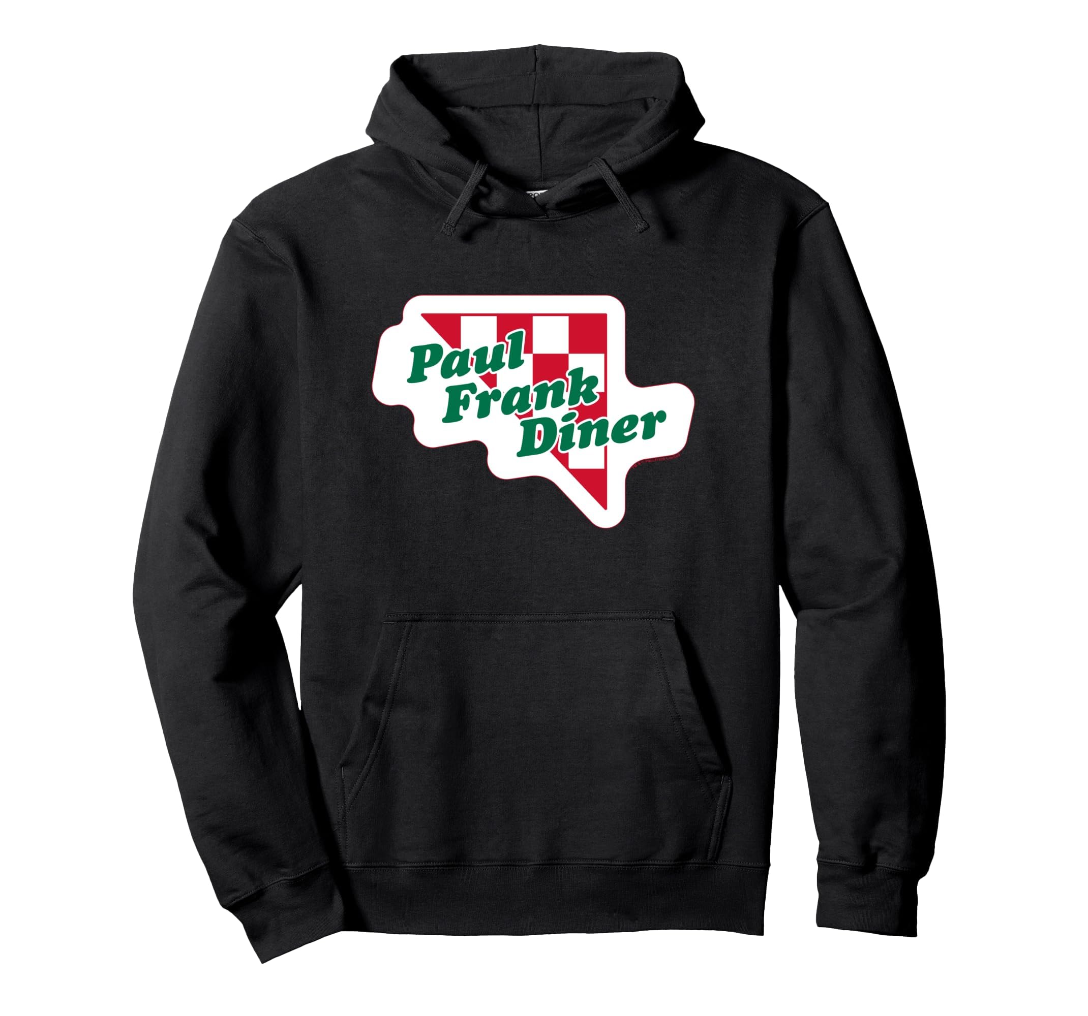 Paul Frank Diner Logo Hoodie - Aesthetic Graphic Men Women - T-Shirt, Sweatshirt, Hoodie
