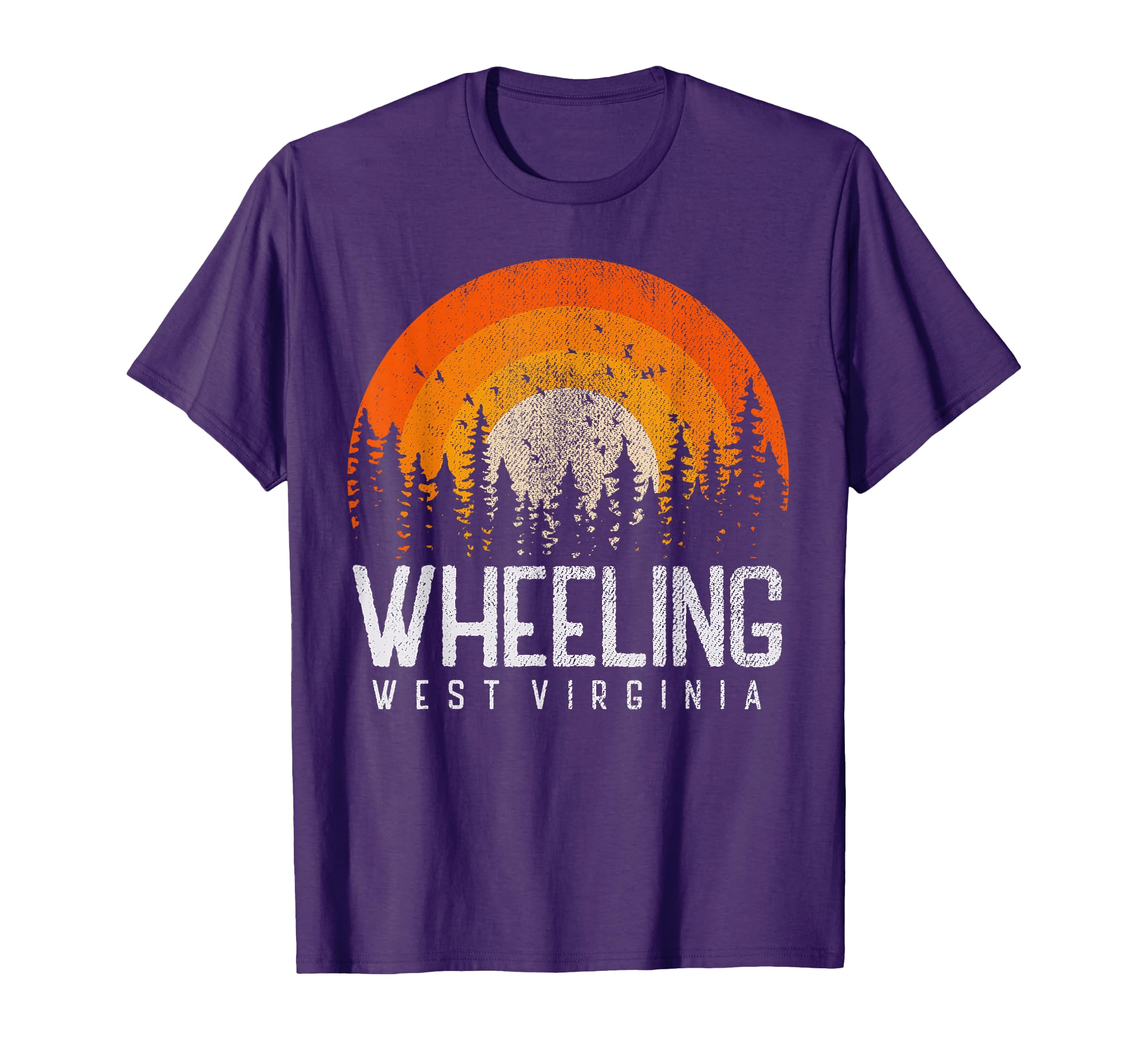 Wheeling West Virginia Wv 70S 80S 90S T-Shirt - Custom Art Print Men Women - T-Shirt, Sweatshirt, Hoodie