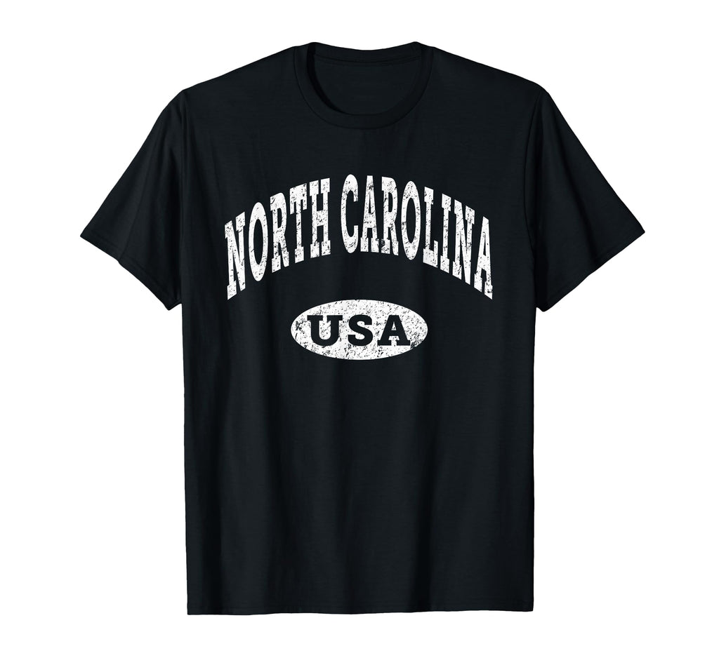 North Carolina Nc Distressed Usa T-Shirt - Minimalist Print for Adults - T-Shirt, Sweatshirt, Hoodie