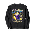 Blue Moon Over Brooklyn Milkshake Sweatshirt - Minimalist Print Men Women - T-Shirt, Sweatshirt, Hoodie