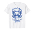 Womens Moms Coquette Bow Football Lover T-Shirt - Custom Art Print Unisex - T-Shirt, Sweatshirt, Hoodie