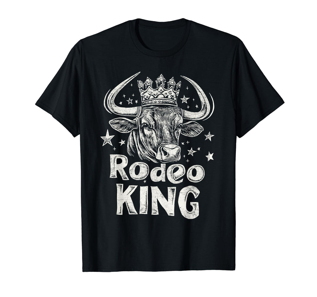 Rodeo King Wild West Mens Cowboy Bull T-Shirt - Streetwear Style Men Women - T-Shirt, Sweatshirt, Hoodie