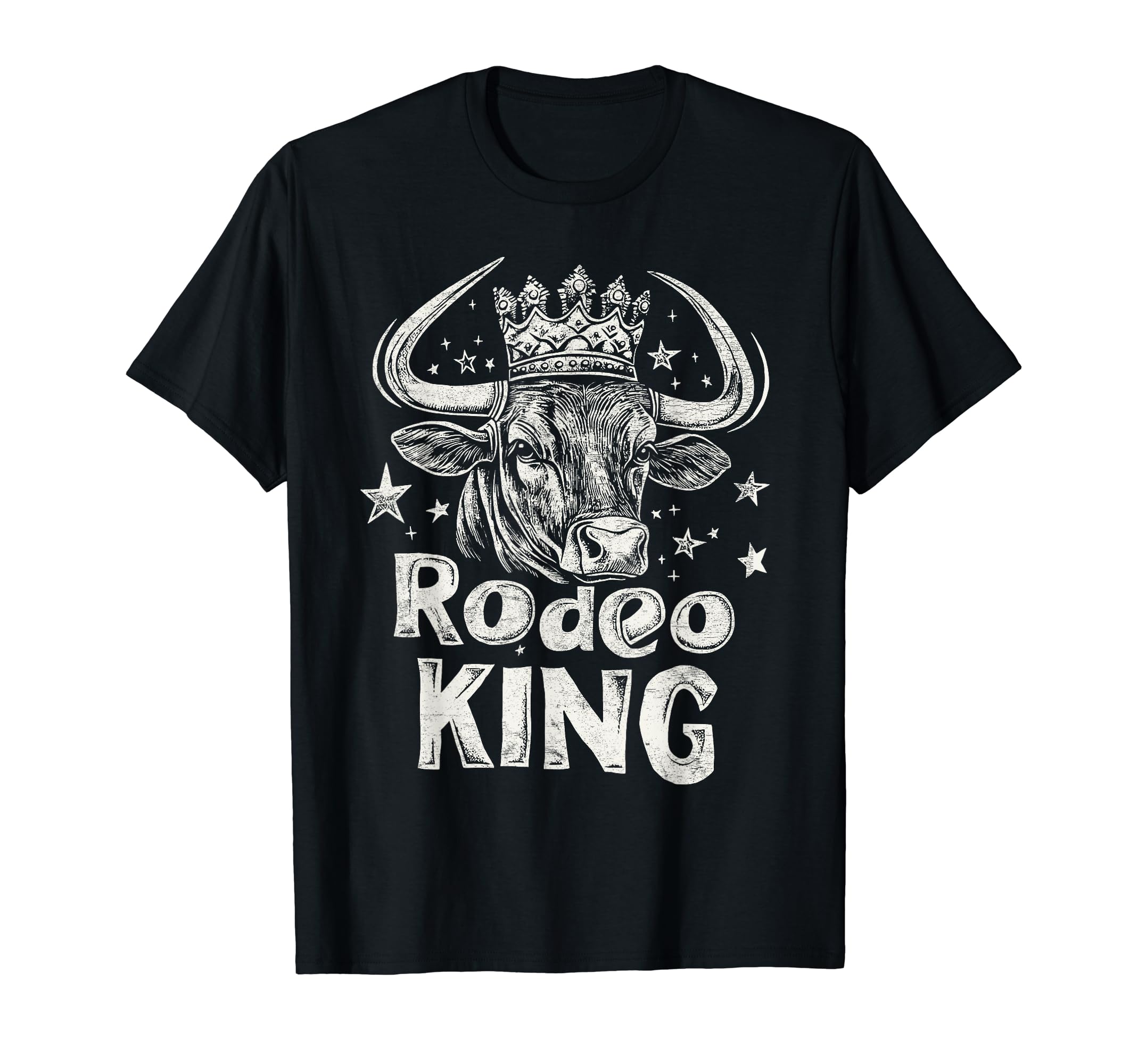 Rodeo King Wild West Mens Cowboy Bull T-Shirt - Streetwear Style Men Women - T-Shirt, Sweatshirt, Hoodie