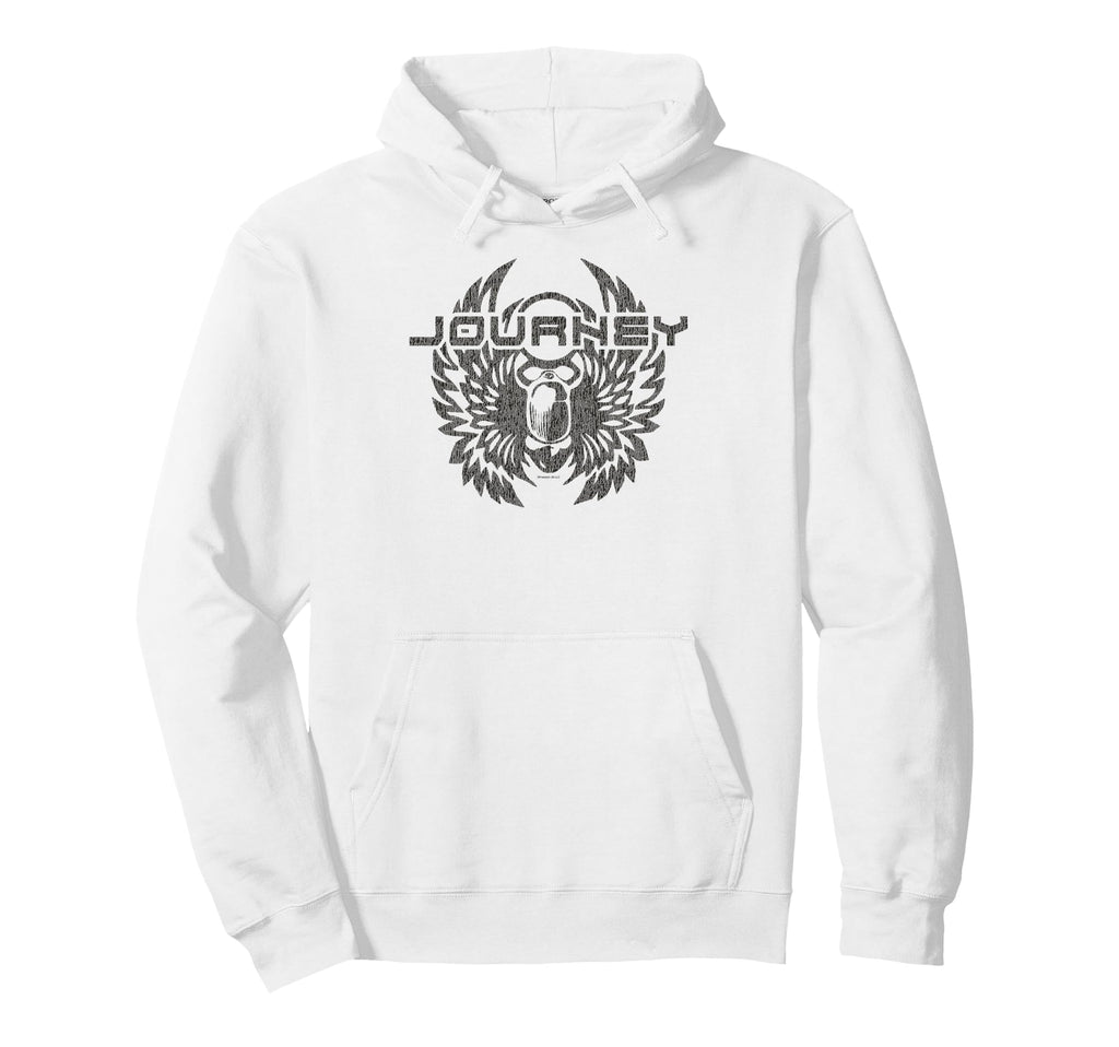 Journey Single Color Infinity Wings Hoodie - Casual Everyday Wear Unisex - T-Shirt, Sweatshirt, Hoodie