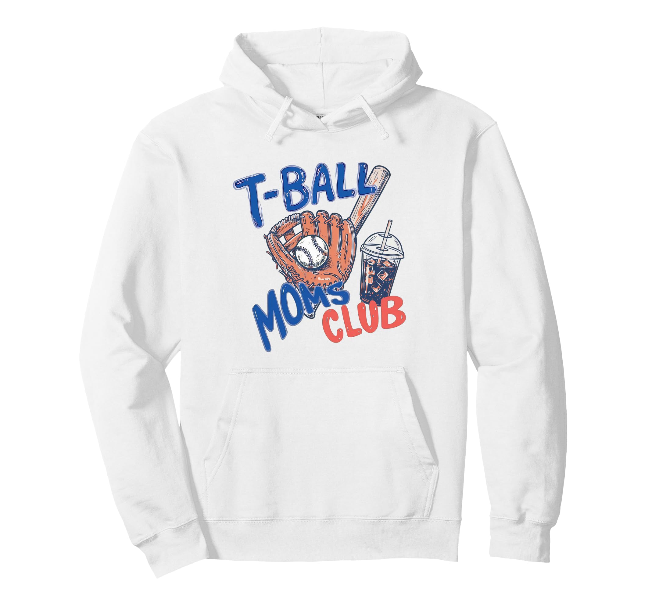 T Ball Moms Club Game Day Tball Mom Hoodie - Minimalist Print Unisex - T-Shirt, Sweatshirt, Hoodie