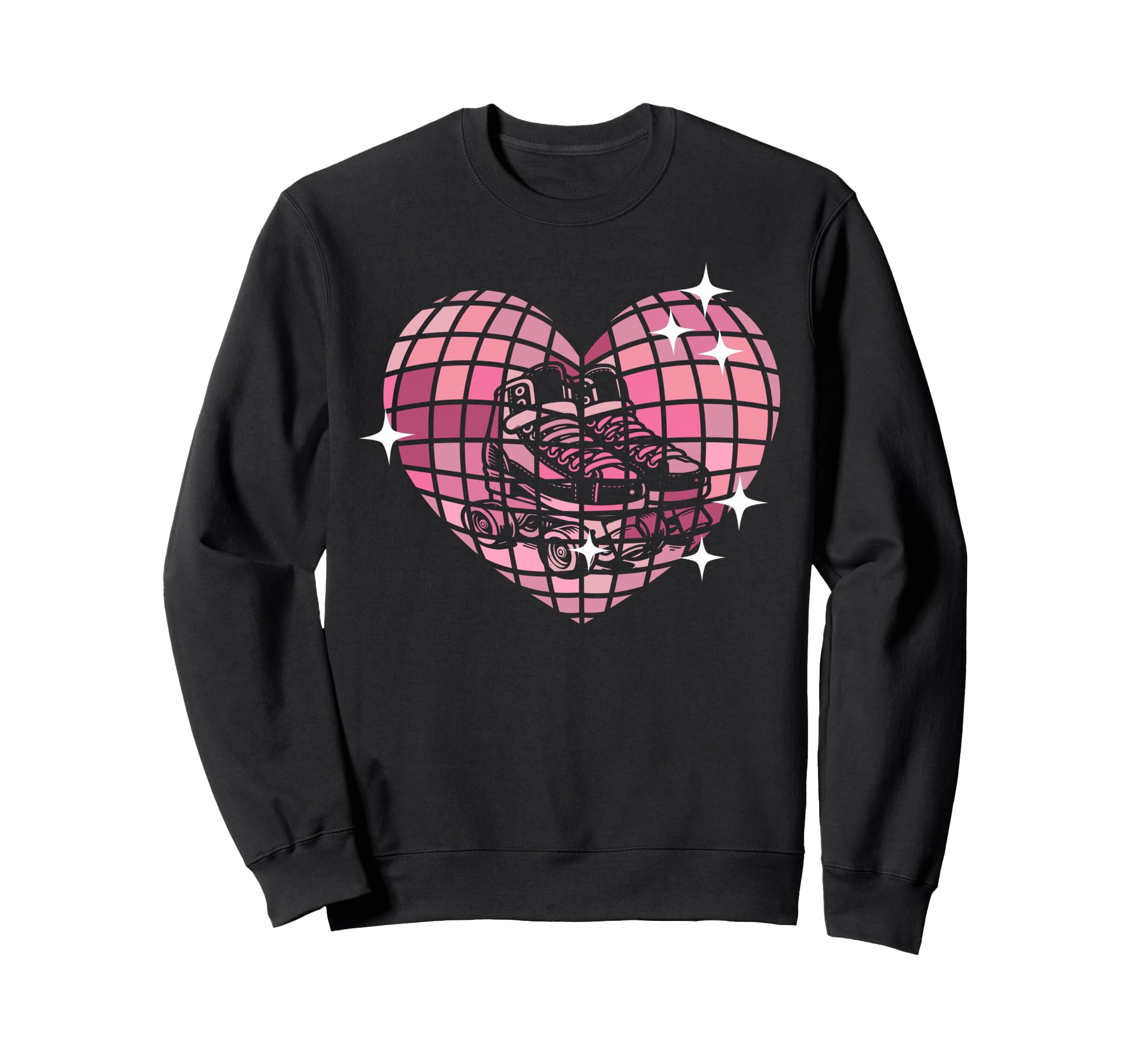 Roller Skating Skate 1970S Disco Sweatshirt - Unique Graphic Men Women - T-Shirt, Sweatshirt, Hoodie