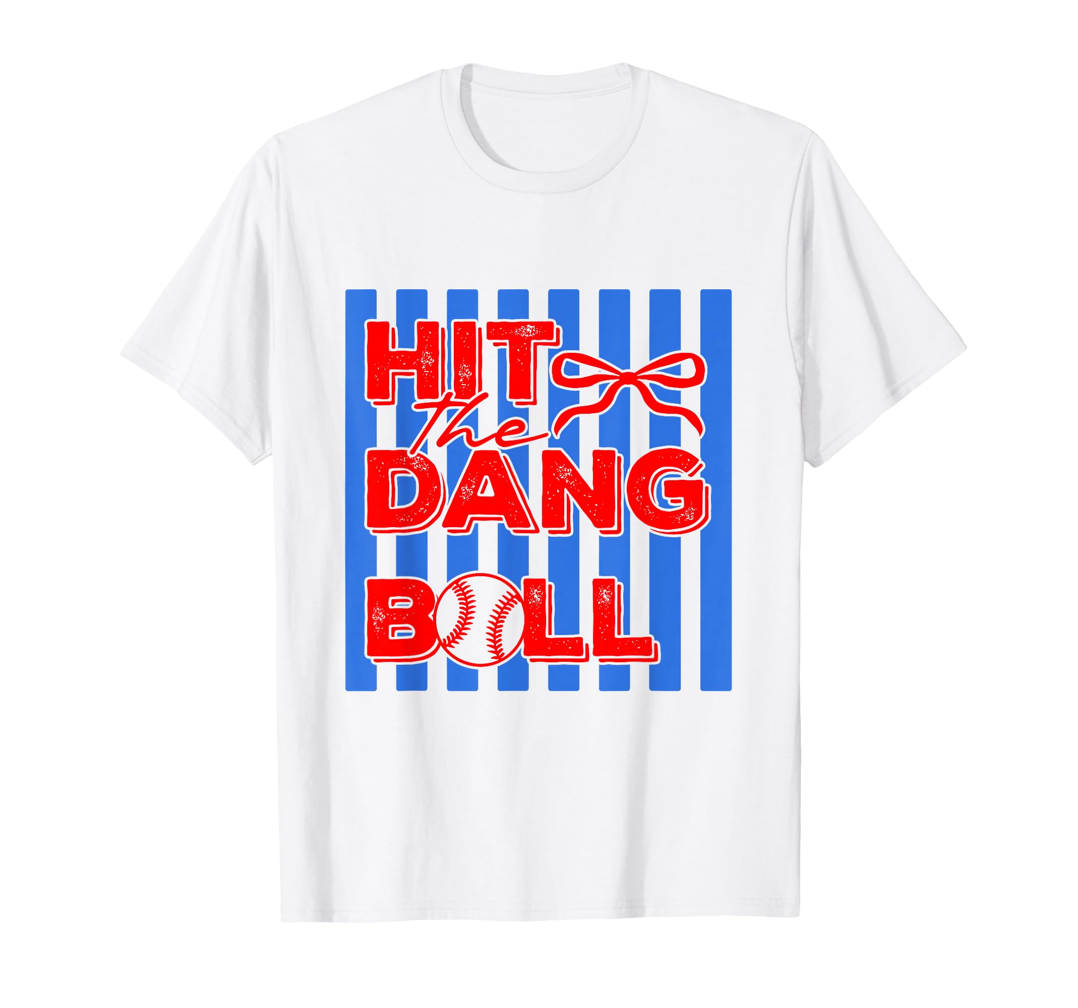 Hit Dang Ball Trending Baseball T-Shirt - Aesthetic Graphic Men Women - T-Shirt, Sweatshirt, Hoodie