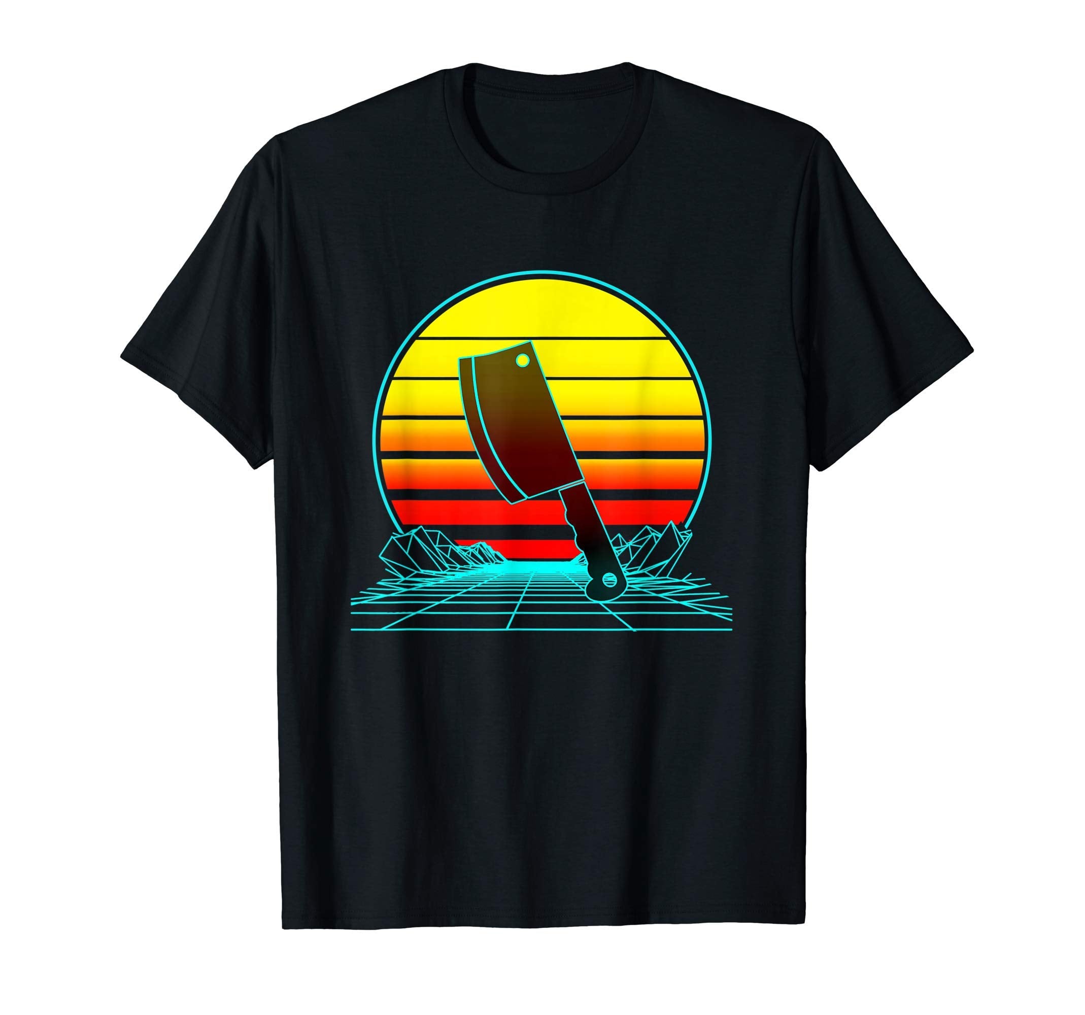Sunset Butcher T-Shirt - Custom Art Print Unisex - T-Shirt, Sweatshirt, Hoodie