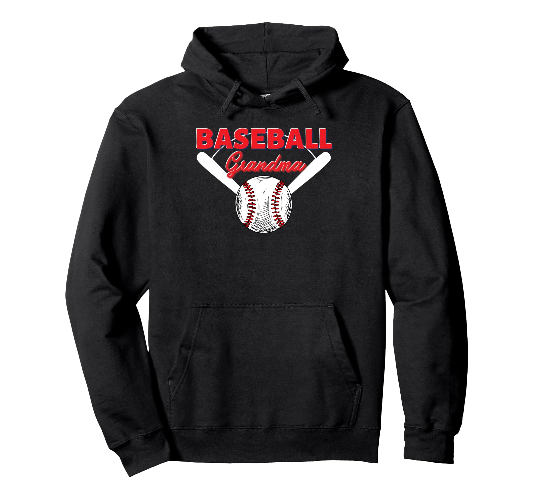 Baseball Grandma Family Matching Hoodie - Fun Novelty Design Unisex - T-Shirt, Sweatshirt, Hoodie