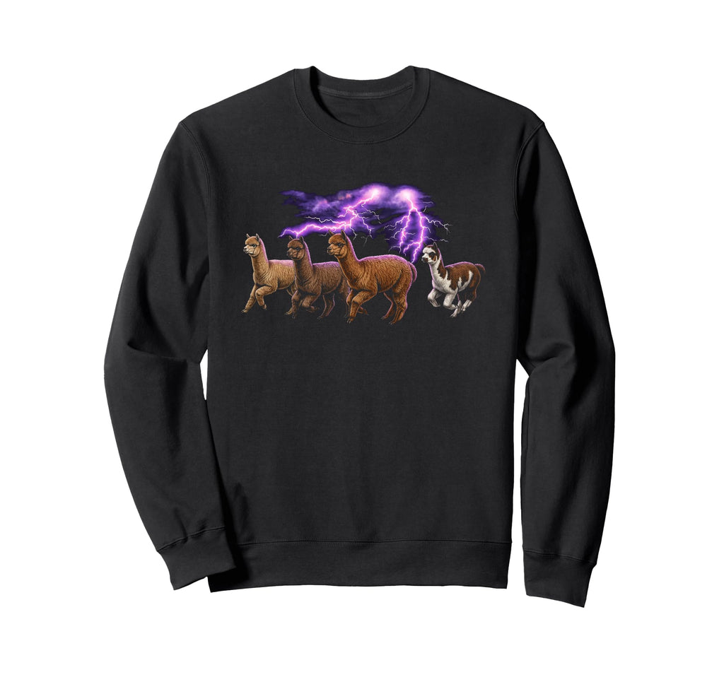 Alpaca 90S Funny Alpaca Lover 80S Sweatshirt - Novelty Apparel for Adults - T-Shirt, Sweatshirt, Hoodie