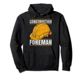 Construction Hat Distressed Hoodie - Minimalist Print for Adults - T-Shirt, Sweatshirt, Hoodie