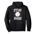 Baseball Dad Baseball Pitcher Hoodie - Graphic Print Men Women - T-Shirt, Sweatshirt, Hoodie