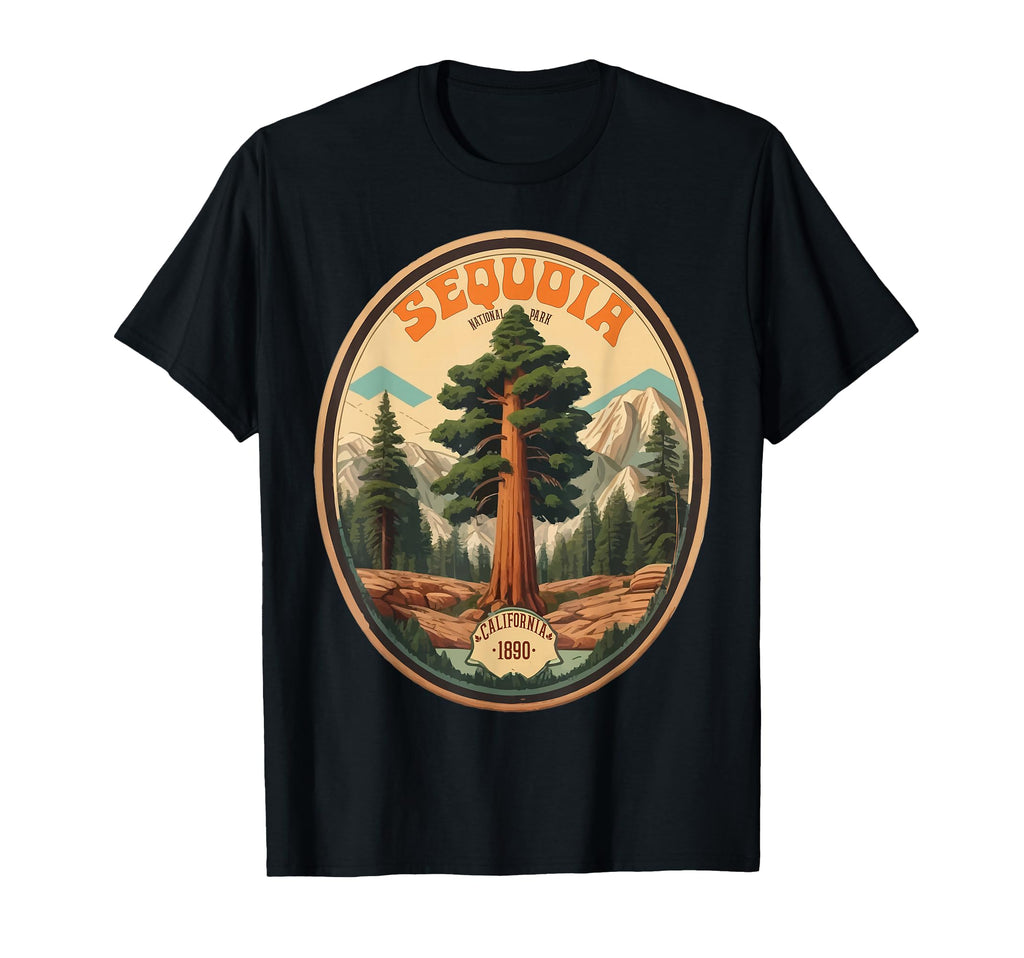 Sequoia National Park Tree T-Shirt - Casual Everyday Wear for Adults - T-Shirt, Sweatshirt, Hoodie