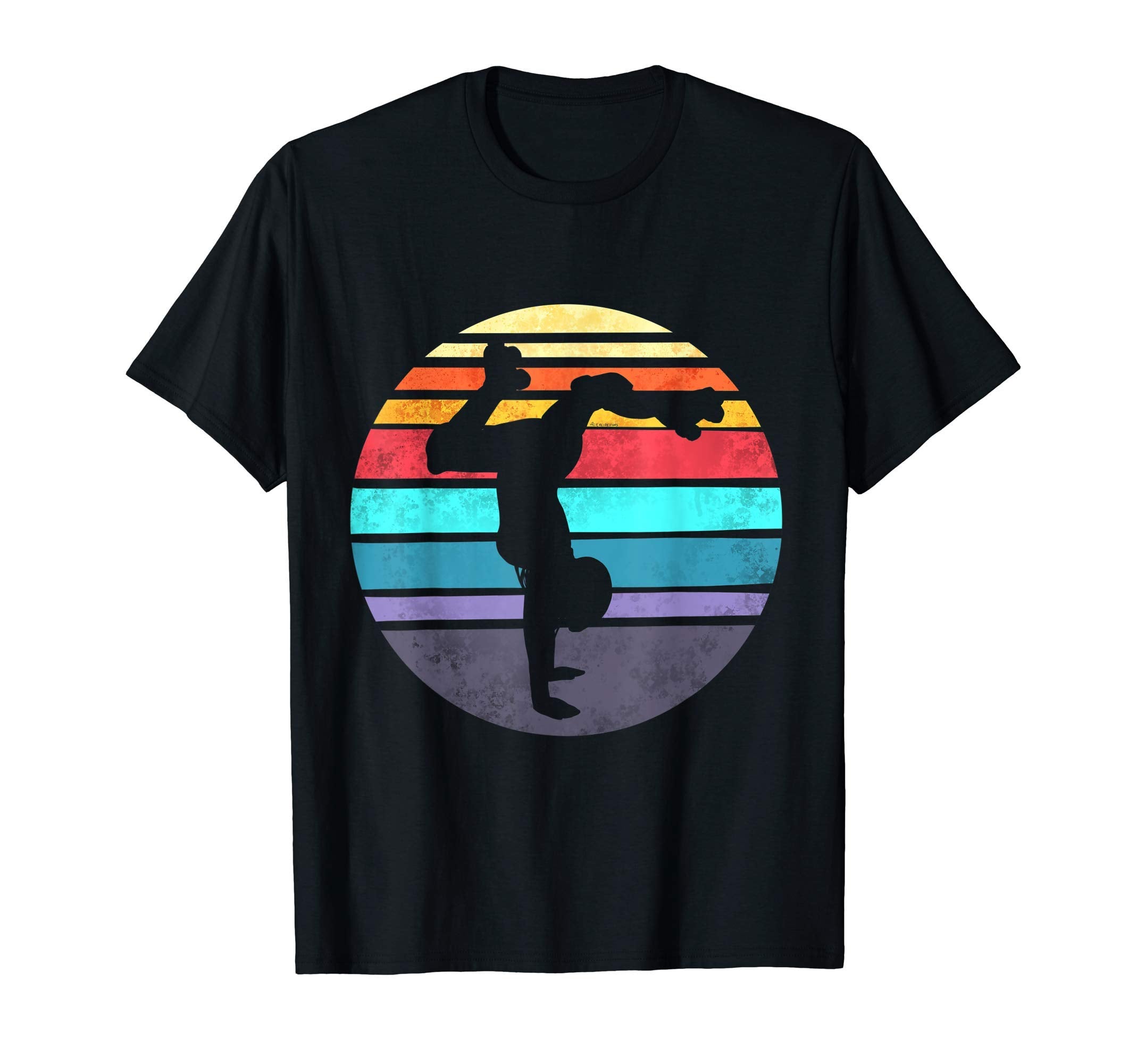 Roller Skater Handstand Sunset T-Shirt - Novelty Apparel Men Women - T-Shirt, Sweatshirt, Hoodie
