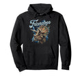 Triceratops 90S Funny Dinosaur Hoodie - Minimalist Print Men Women - T-Shirt, Sweatshirt, Hoodie