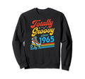Totally Groovy Since 1965 Roller Sweatshirt - Aesthetic Graphic Unisex - T-Shirt, Sweatshirt, Hoodie