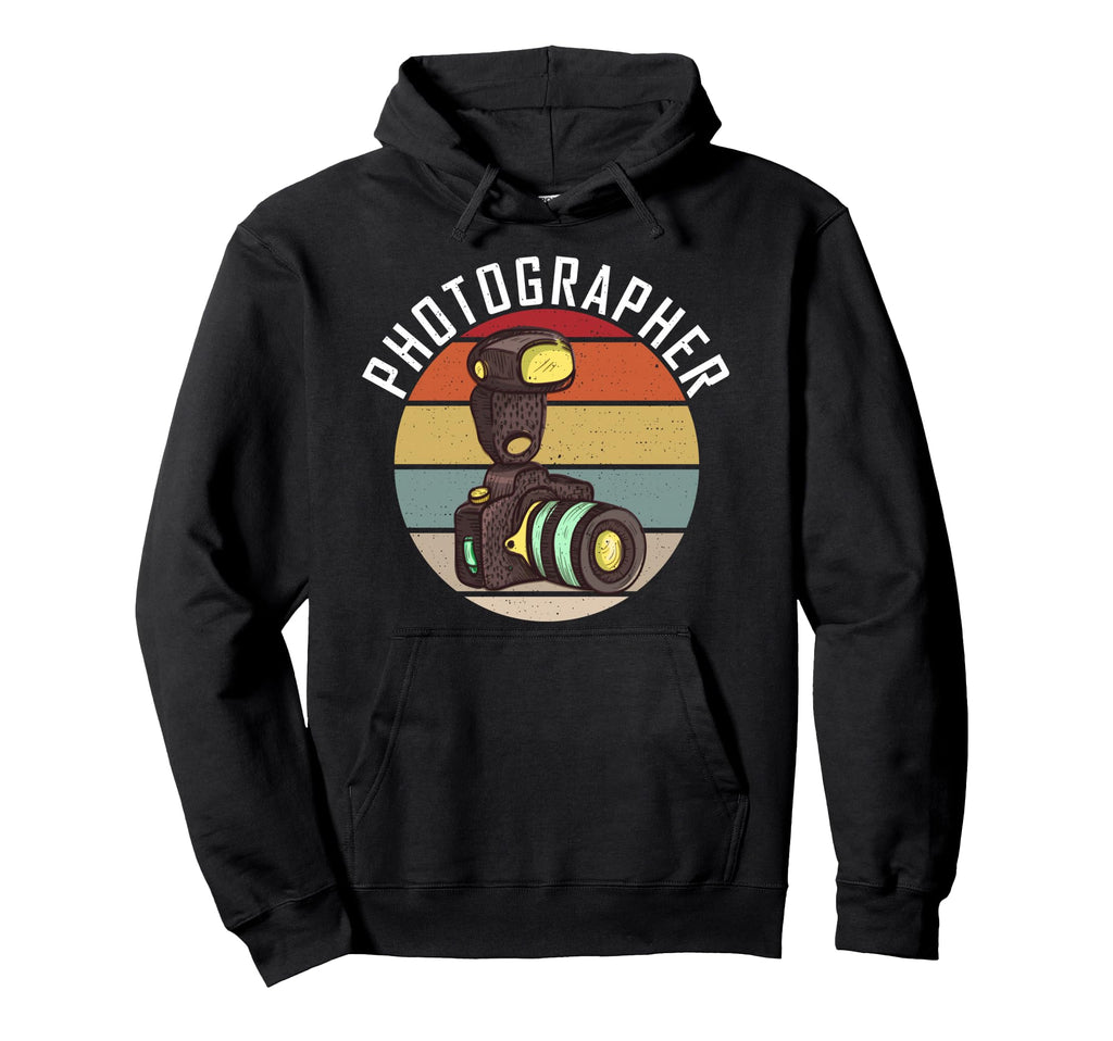 Photographer Photo Camera Photography Hoodie - Graphic Print Unisex - T-Shirt, Sweatshirt, Hoodie