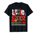 Funny Little Sister Biggest Fan Bow T-Shirt - Unique Graphic Unisex - T-Shirt, Sweatshirt, Hoodie