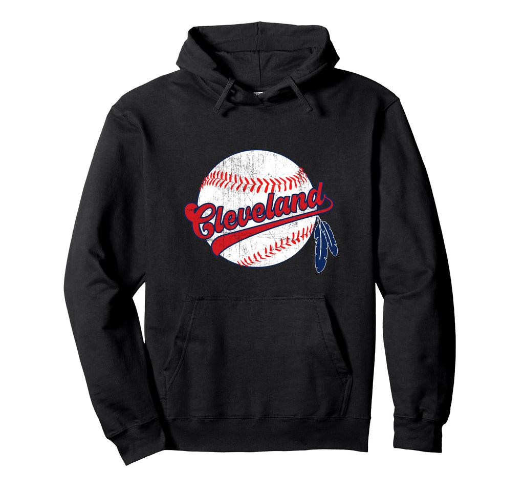 Cleveland Baseball Hoodie - Aesthetic Graphic for Adults - T-Shirt, Sweatshirt, Hoodie