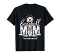 Baseball Mom Crazy Proud Always Loud T-Shirt - Minimalist Print for Adults - T-Shirt, Sweatshirt, Hoodie