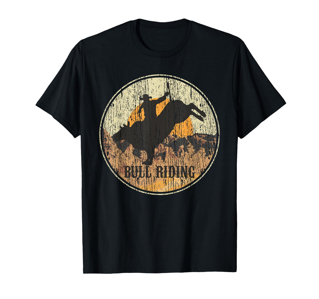 Bullriding Rodeo Western Country Gift T-Shirt - Unique Graphic Unisex - T-Shirt, Sweatshirt, Hoodie