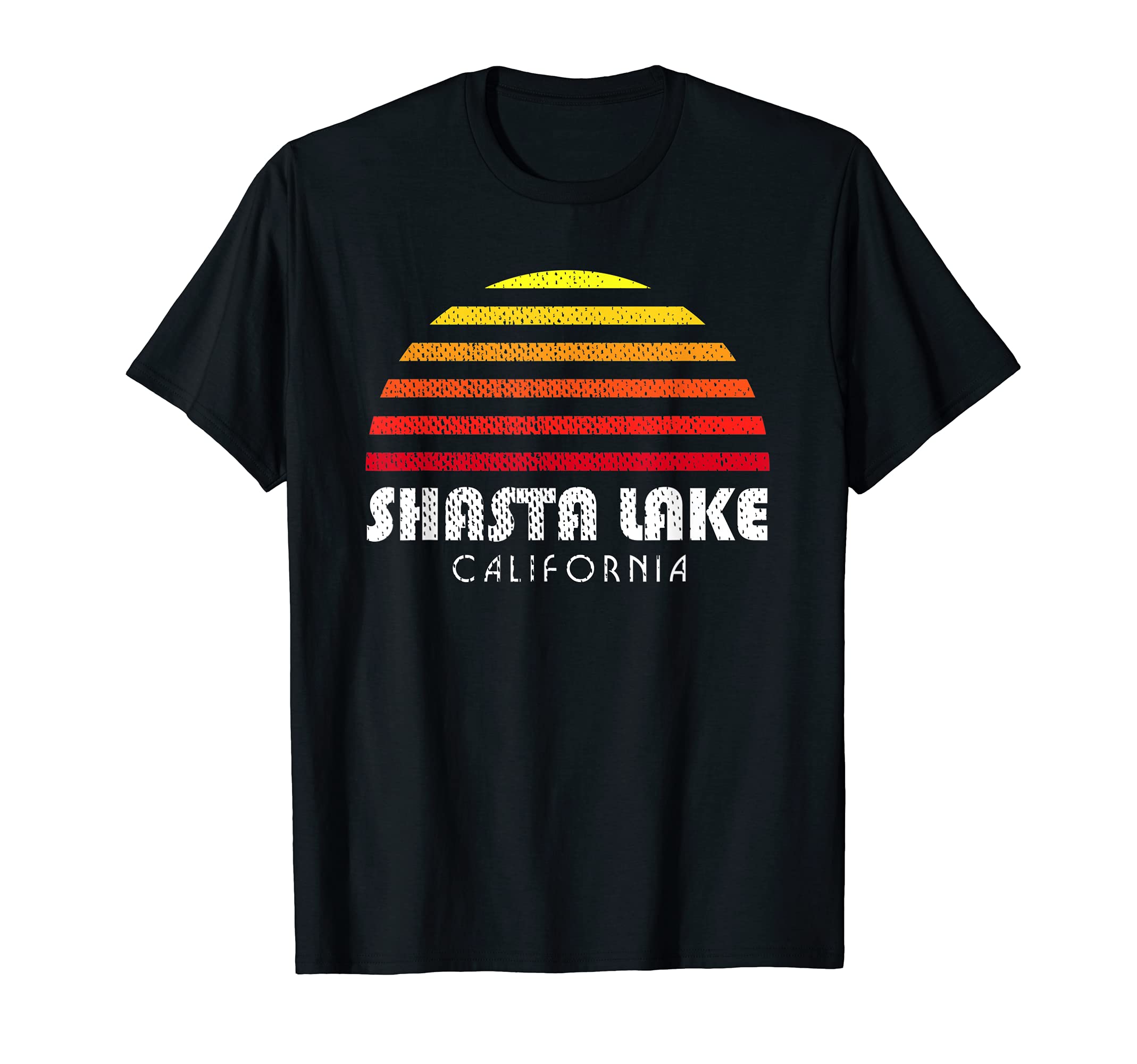 Shasta Lake Camping Mountains T-Shirt - Fun Novelty Design Men Women - T-Shirt, Sweatshirt, Hoodie