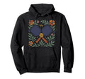 Boho Folk Art Pickleball Pickleballer Hoodie - Aesthetic Graphic Men Women - T-Shirt, Sweatshirt, Hoodie
